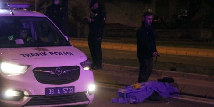 Kayseri'de, otomobilin çarpıp kaçtığı yaya öldü