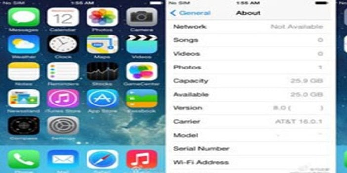 iOS 8'den ilk görüntü!