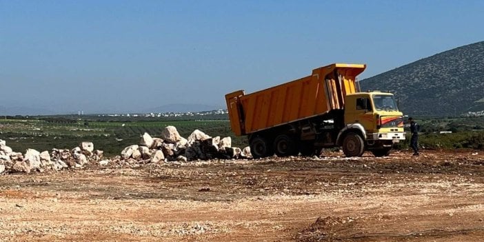 Vadiye moloz dökerken suçüstü yakalandılar