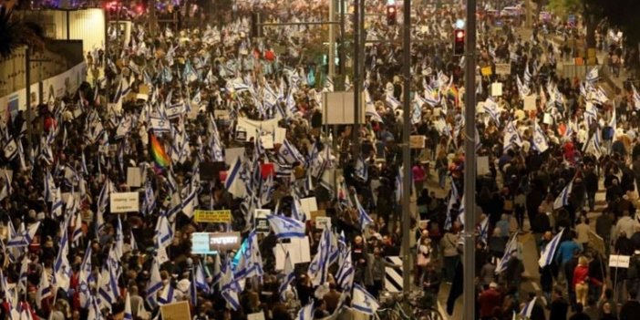 İsrail'de protestoculara sahip çıkan bakan hakkında flaş karar. Netanyahu'dan geri adım
