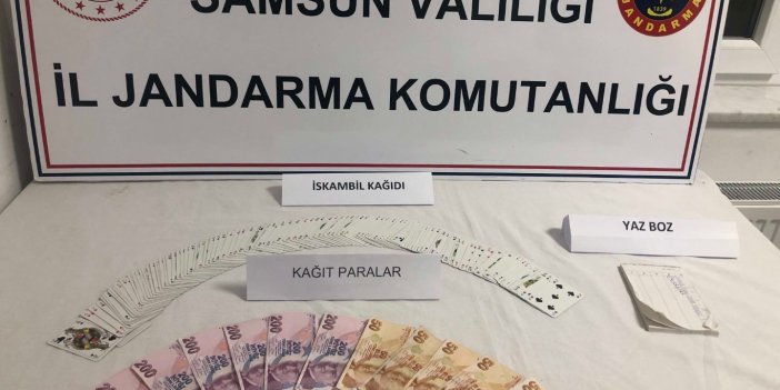 Samsun'da kumar baskını: 10 kişiye 40 bin lira ceza