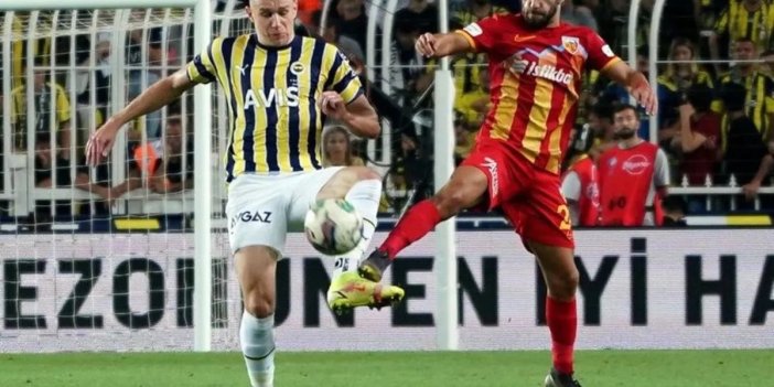 Fenerbahçe Kayserispor maçının ilk 11'leri belli oldu