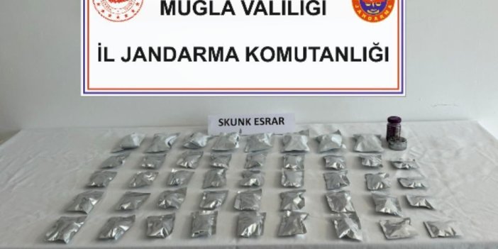 Muğla' da 45 parça uyuşturucuyla yakalandı
