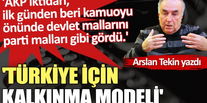 'Türkiye İçin Kalkınma Modeli'