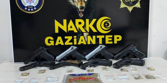 Gaziantep'te uyuşturucu operasyonu: 8 gözaltı