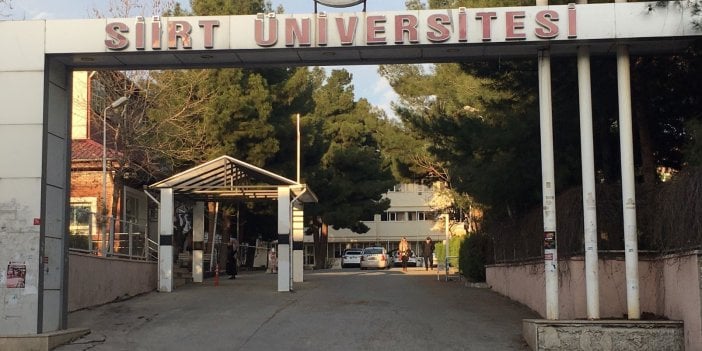 Siirt Üniversitesi'nde pes dedirten görüntüler