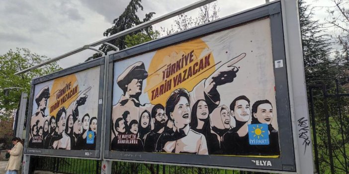 İYİ Parti tüm şehirleri Atatürk'lü afişlerle donatıyor