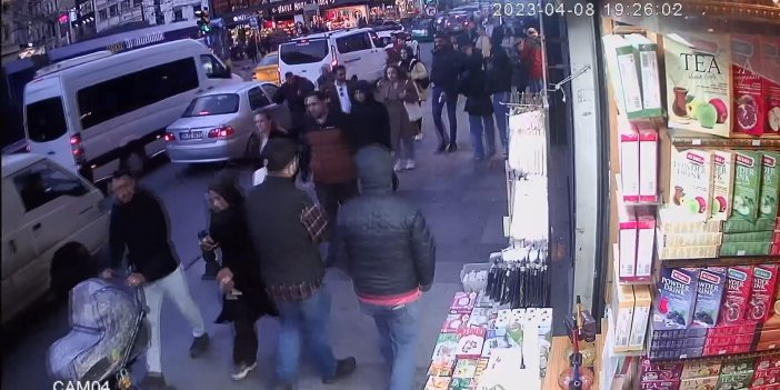 İstanbul Fatih'te kapkaççıyı çevredekiler böyle yakaladı