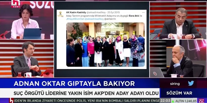 Barış Terkoğlu açıkladı: Adnan Oktar yapılanması mensubu AKP listesinden aday