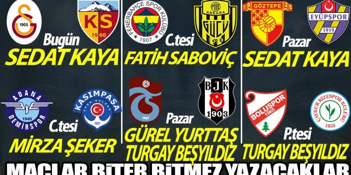 Süper Lig ve 1. Lig'de kritik haftalar. Maçlar biter bitmez yazacaklar