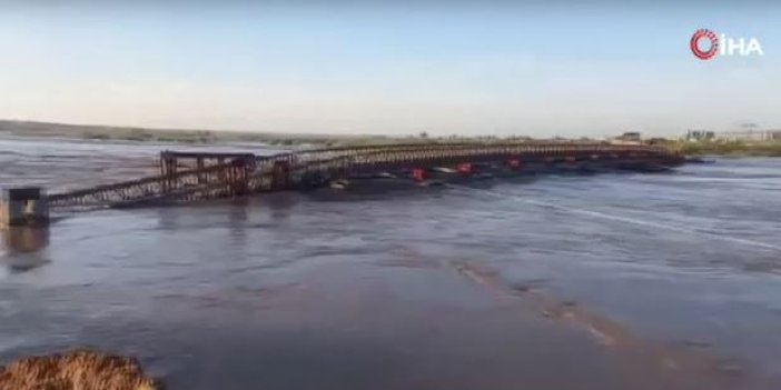 Irak’ta sel köprüyü çökertti