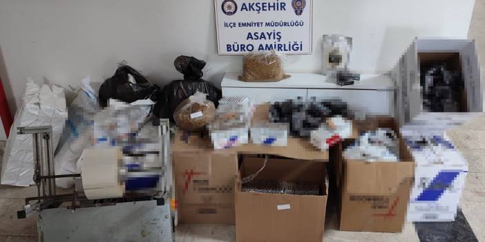 Konya’da kaçak tütün operasyonu: 6 gözaltı