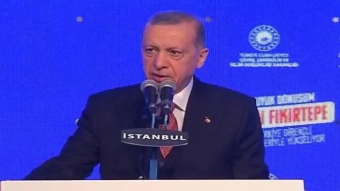 Erdoğan: İstanbul'da acil olarak dönüştürülmesi gereken 1,5 milyon riskli konut var
