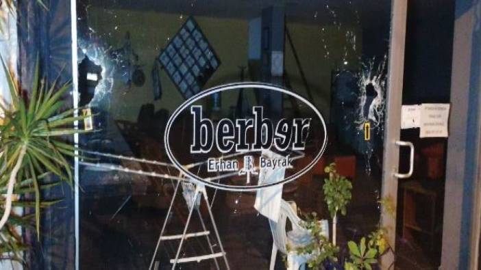 Berber dükkanı pompalı tüfekle saldırı