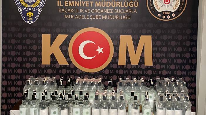 Antalya'da sahte içki operasyonunda 5 şahıs yakalandı