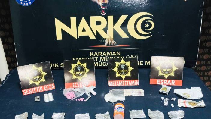 Karaman'da uyuşturucu operasyonu: 3 tutuklama