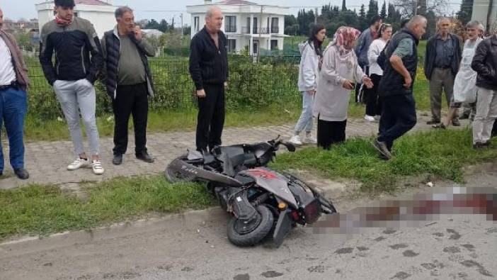 Otomobilin çarptığı elektrikli motosikletteki 3 çocuk ağır yaralandı