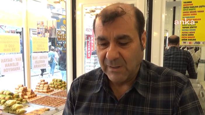 25 yıllık baklavacı baklava fiyatlarına isyan etti: Bir kilo baklavanın en ucuzu 100 lira