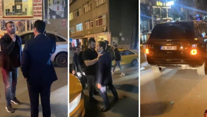 'AKP' plakalı çakarlı araçla yol kesti, taksiciyi tehdit etti: Aldıracağım seni karakola