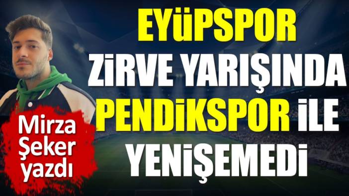 Arda Turan Eyüpspor'daki ikinci maçında da 3 puanla tanışamadı
