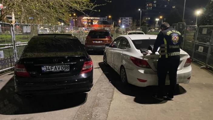 Kadıköy'de drift atan sürücüye 20 bin lira ceza