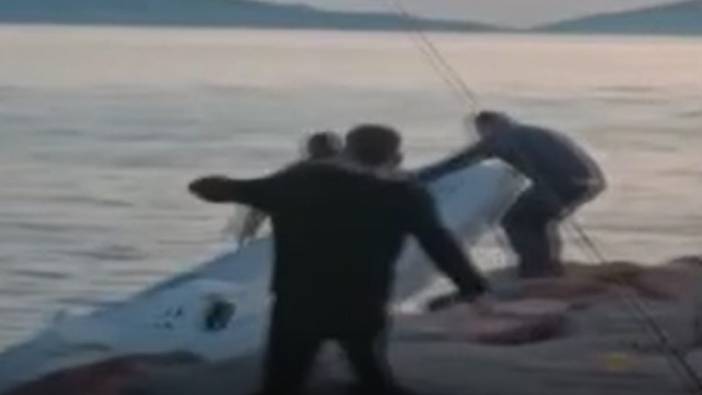 Bottan denize düşen üç kişiden biri kayıp