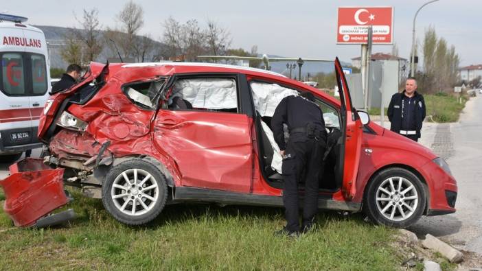 Eskişehir'de trafik kazası: 1 yaralı