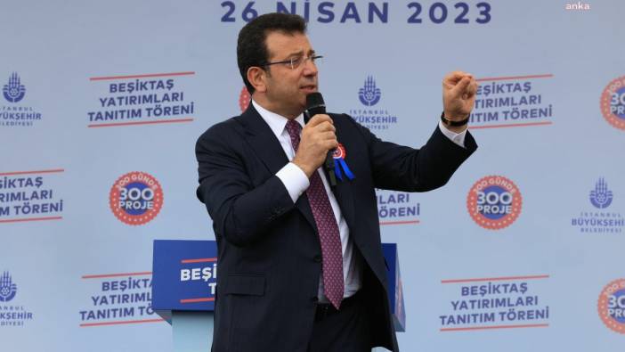 İmamoğlu Beşiktaş’ta açıkladı. İstanbul'da başardıklarımızı Türkiye'de de başaracağız!