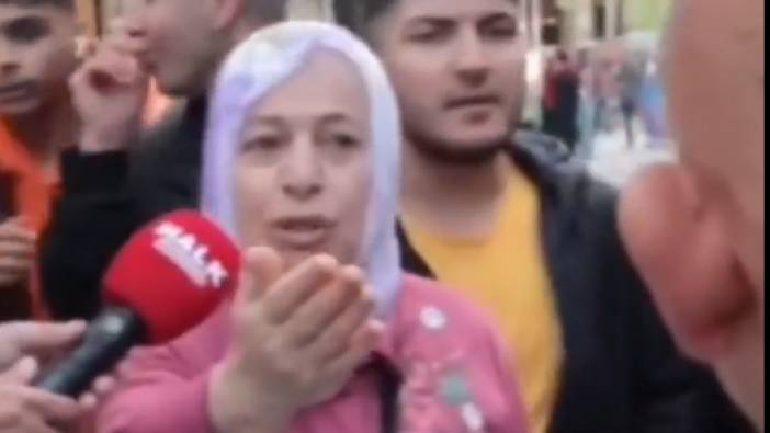 Sokak röportajında tek başına etrafını saran AKP'lileri tuş etti. Herkes "Yüreğine sağlık abla" diyerek bu videoyu paylaşıyor