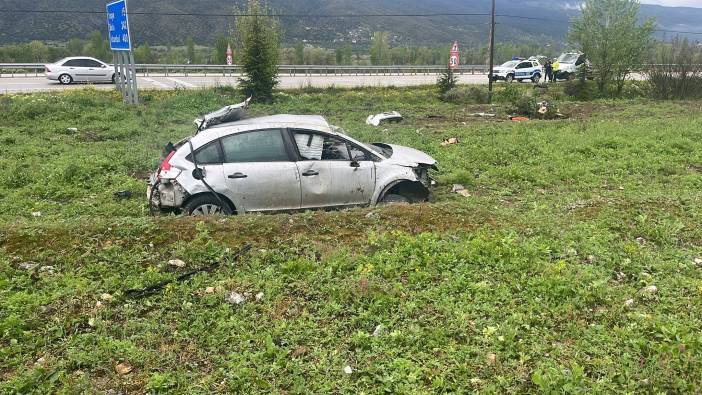 Kastamonu’da otomobil sürücüsü camdan fırladı