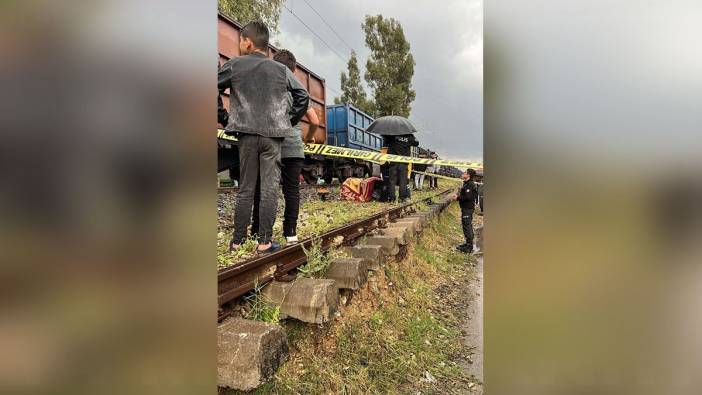 Adana'da trenin çarptığı genç hayatını kaybetti