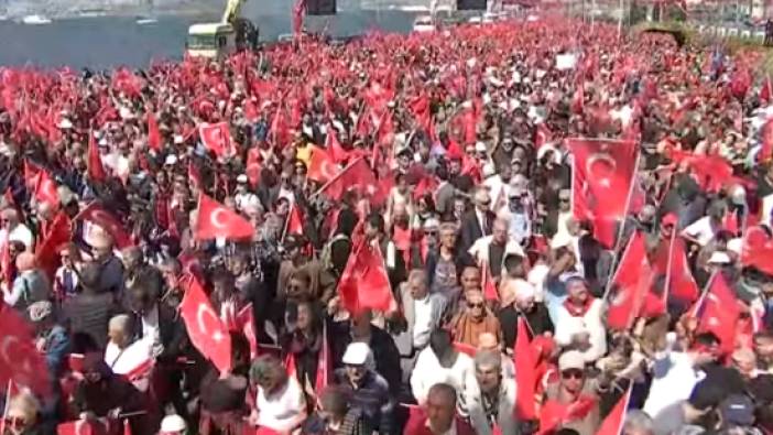 Yüz binler Millet İttifakı için toplandı