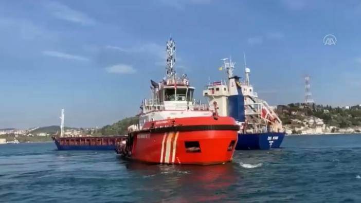 Rusya'dan gelen gemi arıza yaptı: İstanbul Boğazı trafiğe kapandı