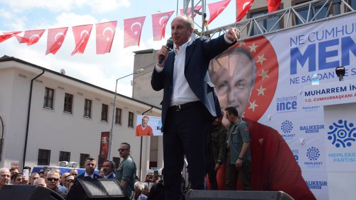 Muharrem İnce AKP’li gibi konuştu. Kılıçdaroğlu’na Erdoğan’ın söylemleriyle yüklendi