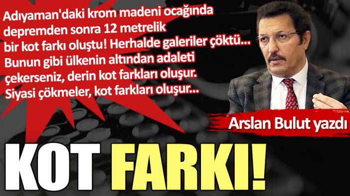 Kot farkı!