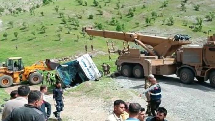 Şırnak'ta 2 askerin şehit olduğu kazada otobüs sürücüsü tutuklandı
