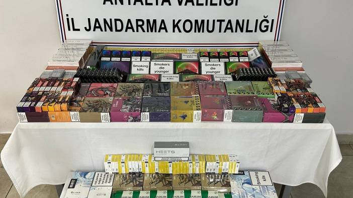 Antalya’da kaçak ve elektronik sigara operasyonu