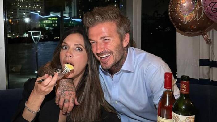 David Beckham doğum gününde iç çamaşırı ile poz verdi