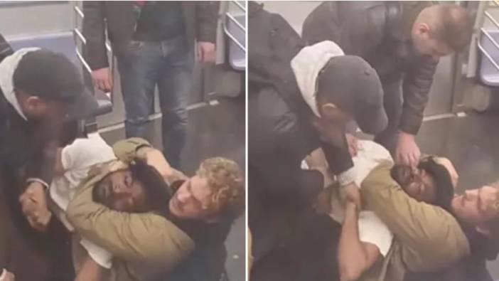 Metroda eski asker evsiz adamı boğarak öldürdü