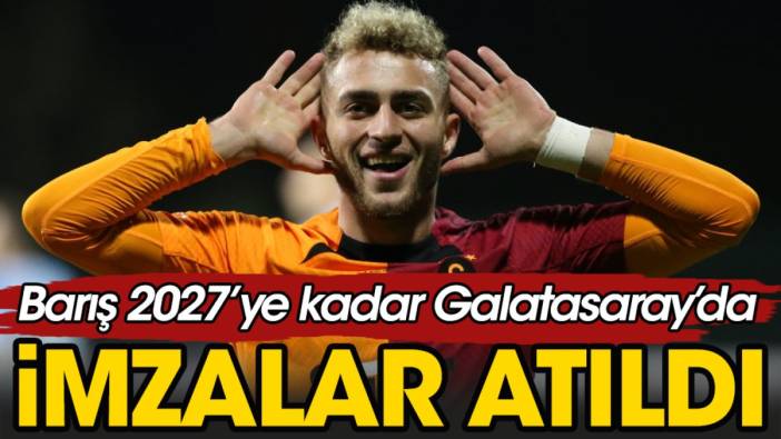 Galatasaray'da Barış Alper'in 2027'ye kadar imzaladı