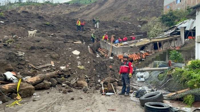 Ekvador'da toprak kayması: Onlarca ölü var