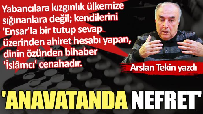 'Anavatanda Nefret'