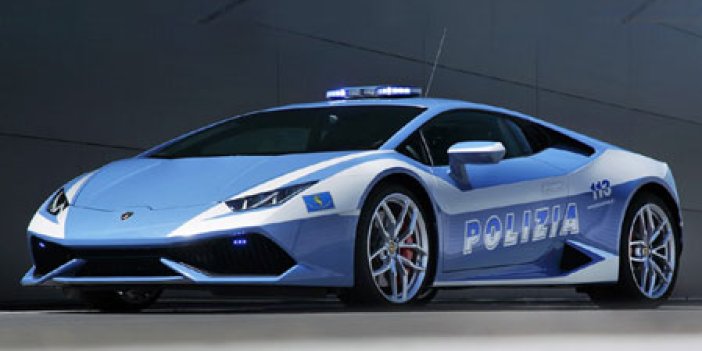 300 bin dolarlık Lamborghini polis arabası oldu