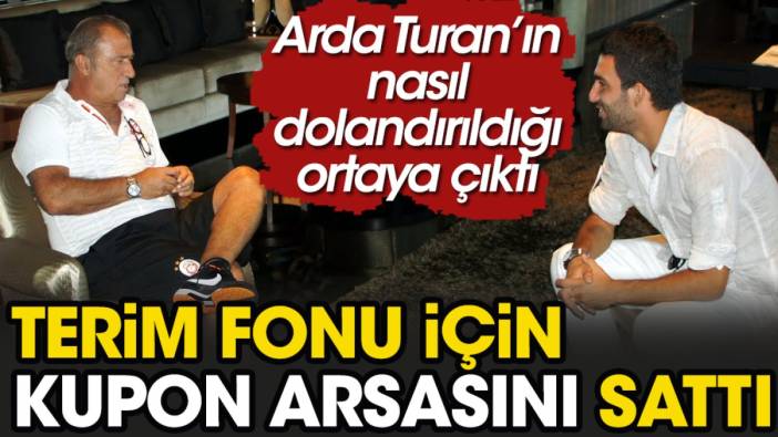 Arda Turan'ın Fatih Terim fonu için İstanbul'daki kupon arsasını sattığı ortaya çıktı