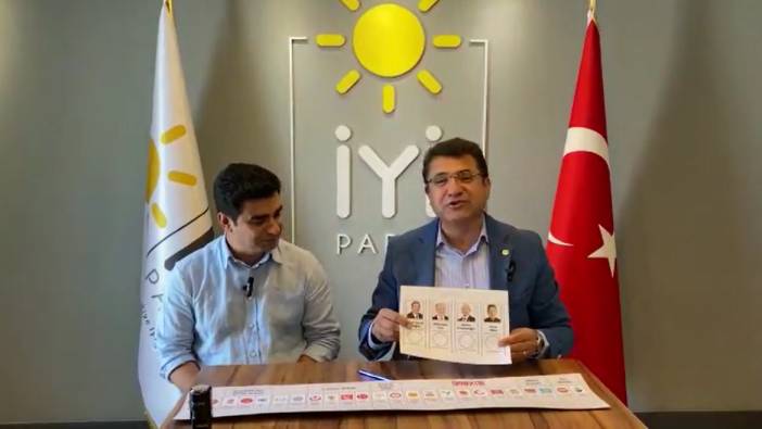 İYİ Partili Mehmet Tosun nasıl oy kullanılacağını anlattı