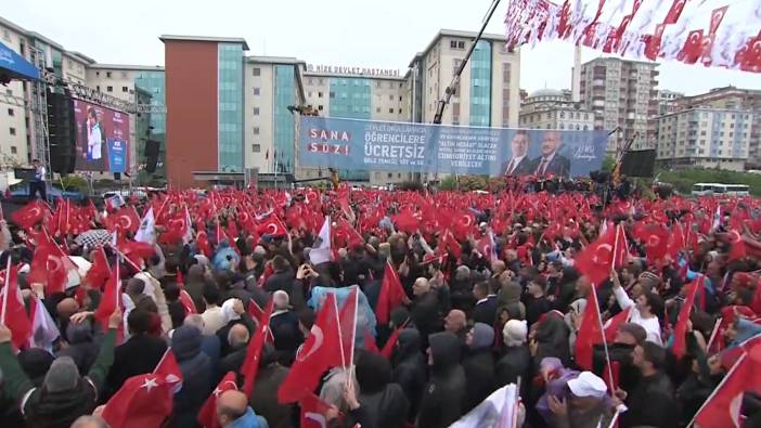 İmamoğlu Erdoğan’ın memleketi Rize’de onbinlere seslendi: Bir avuç insanın iktidarı bitecek