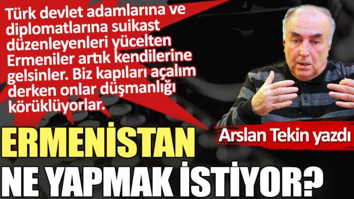 Ermenistan ne yapmak istiyor?