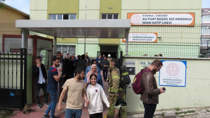 CHP'li milletvekili adayının da olduğu okulda oy verme sırasında yangın paniği