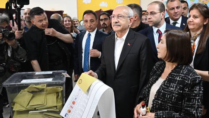 Kılıçdaroğlu oy kullandığı sandıktan 1'inci çıktı