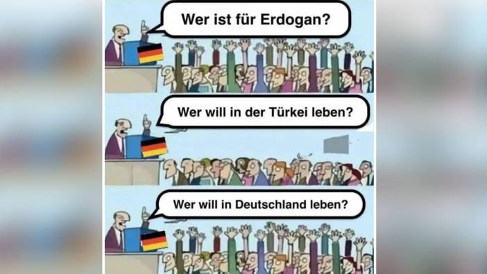 Yurt dışı sandık sonuçlarını en iyi anlatan karikatür